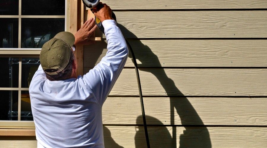 installing facade